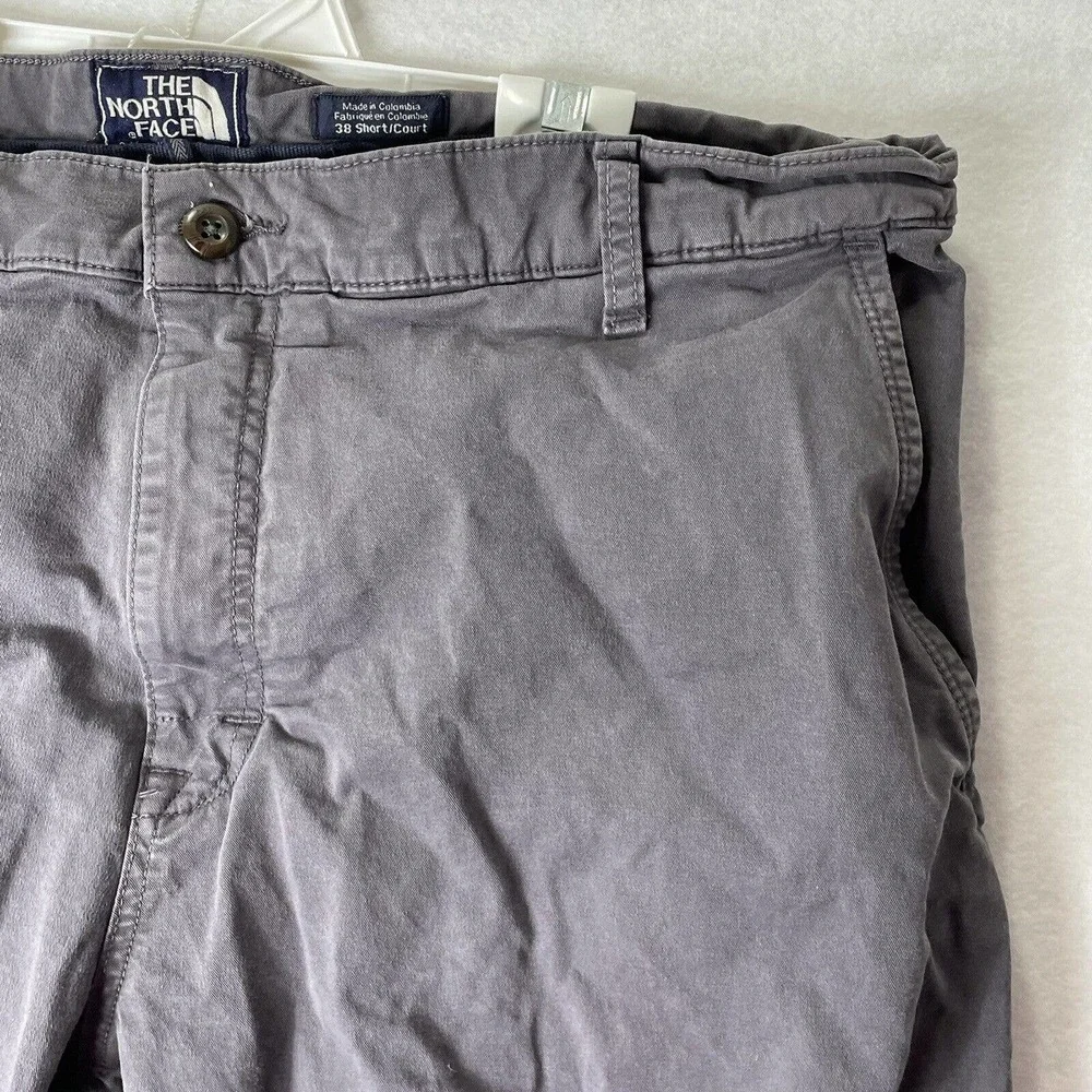 The North Face Mens Size 38 Short‎ Solid Grey Straight Leg Utility Pants